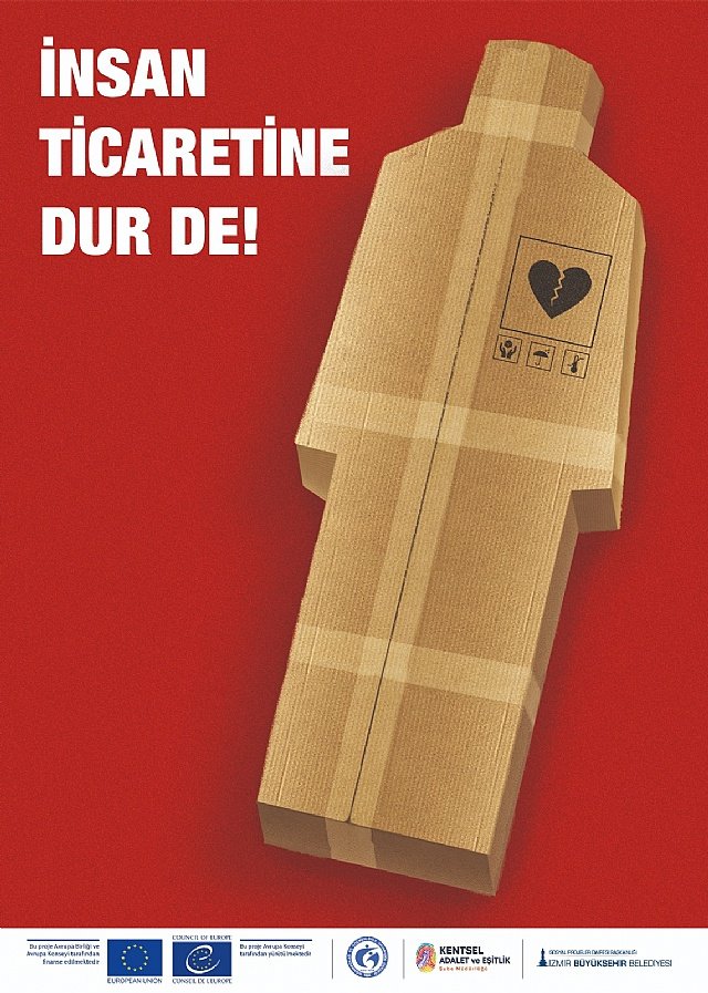 ��nsan Ticareti ile M�cadele Ad�na Ses Ol� ulusal afi� yar��mas� sonu�land�