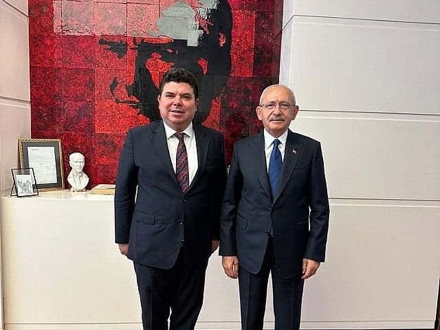 Ba�kan K�l��, Genel Ba�kan K�l��daro�lu�nu ziyaret etti
